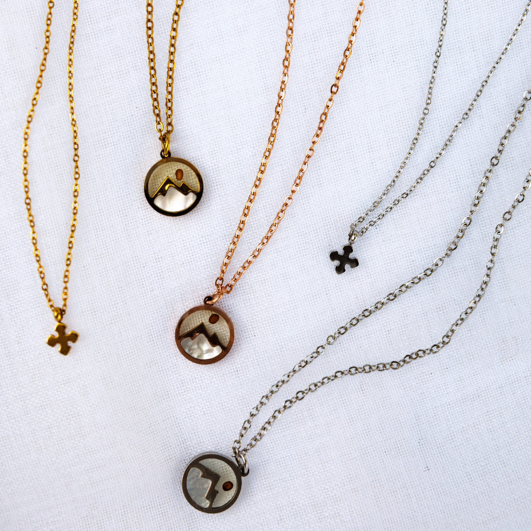 Coptic Cross Mini Necklace