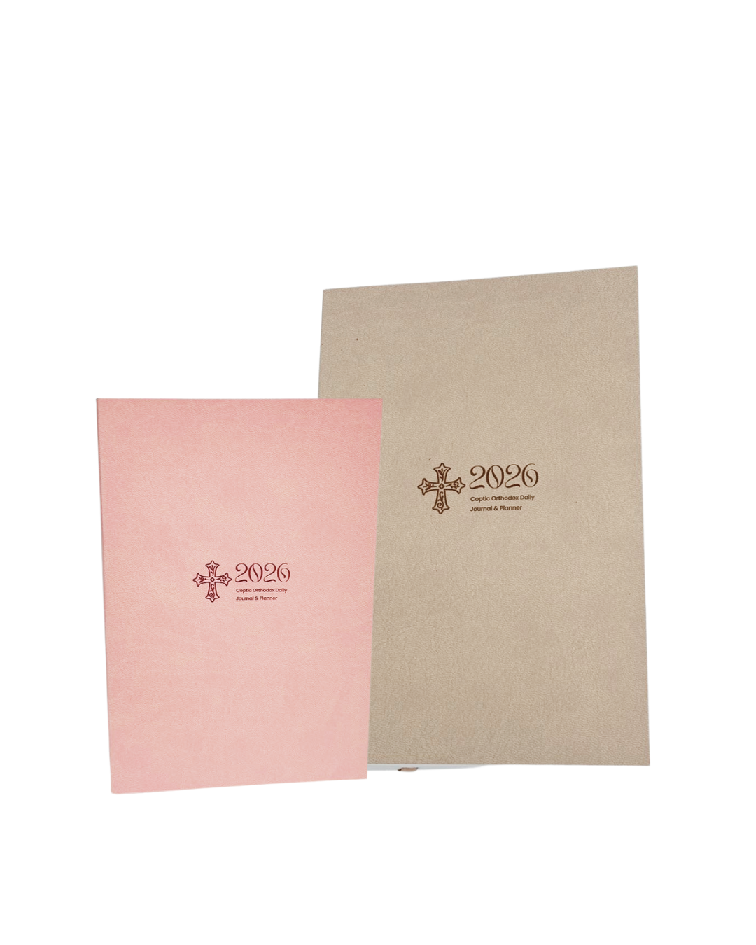 PRE-ORDER A5 Leather bound - 2026 Coptic Orthodox Daily Journal & Planner (Australia)