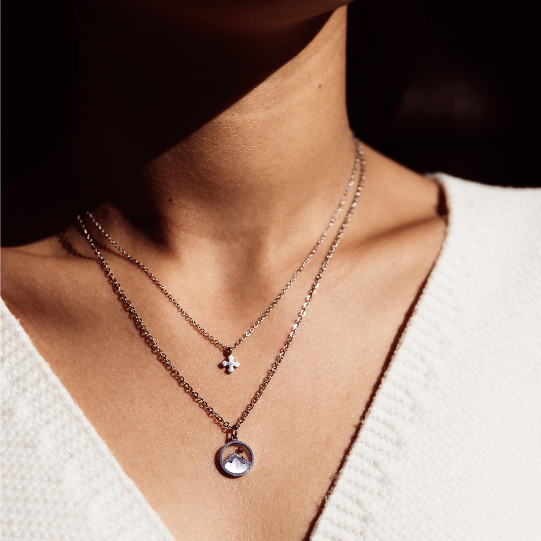 Coptic Cross Mini Necklace