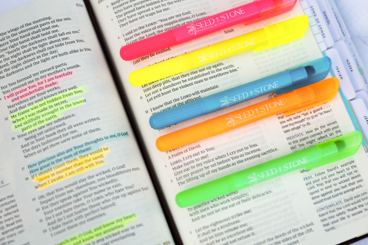 bible highlighters guide at victor easley blog Images... Bible Highlighters (5 Pack) β Seed + Stone