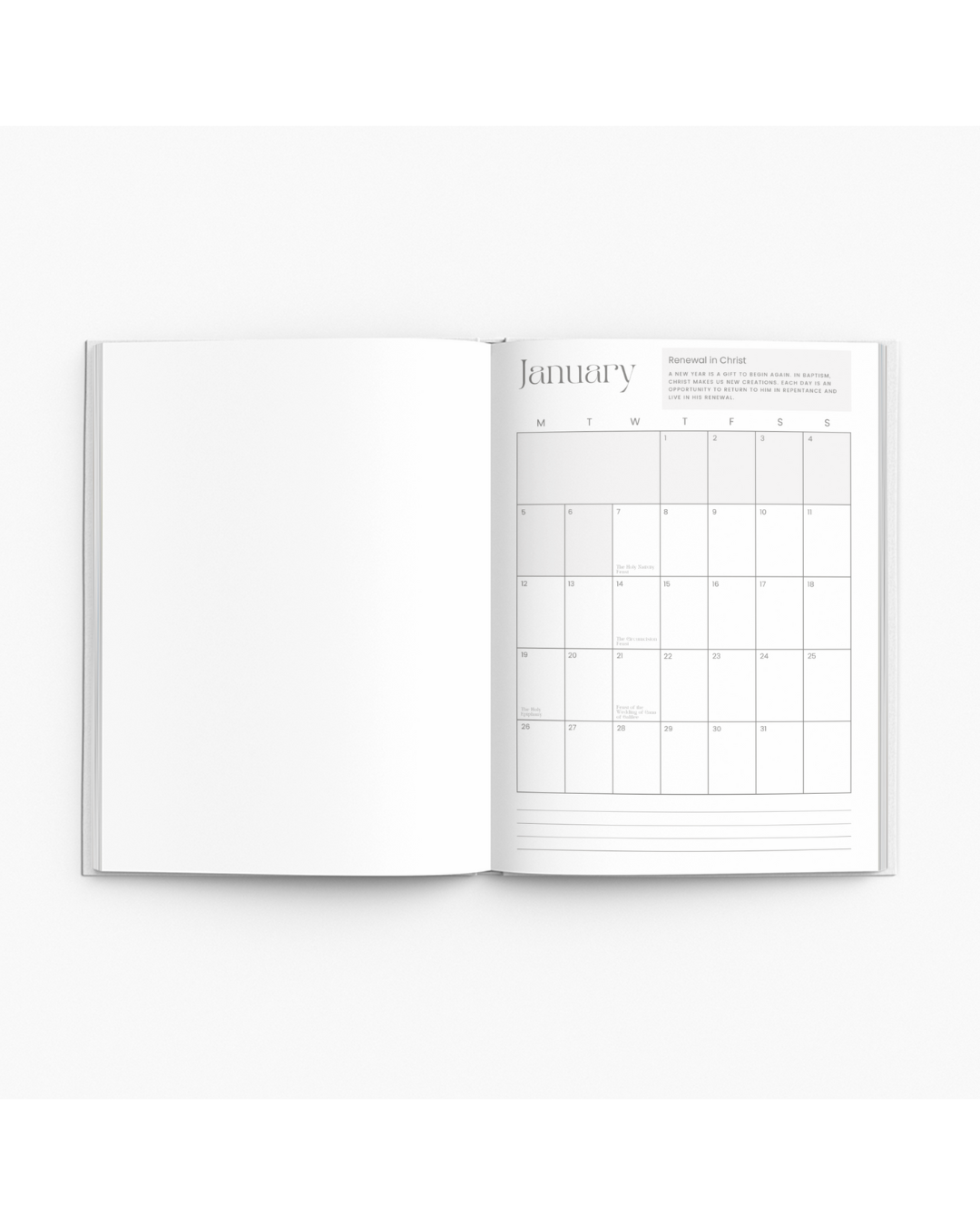 PRE-ORDER A4 Spiral Bound - 2026 Coptic Orthodox Daily Journal & Planner (Australia)