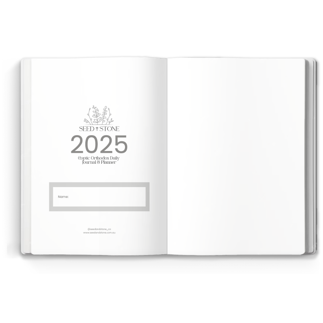 2025 Coptic Orthodox Daily Journal & Planner (Australia)