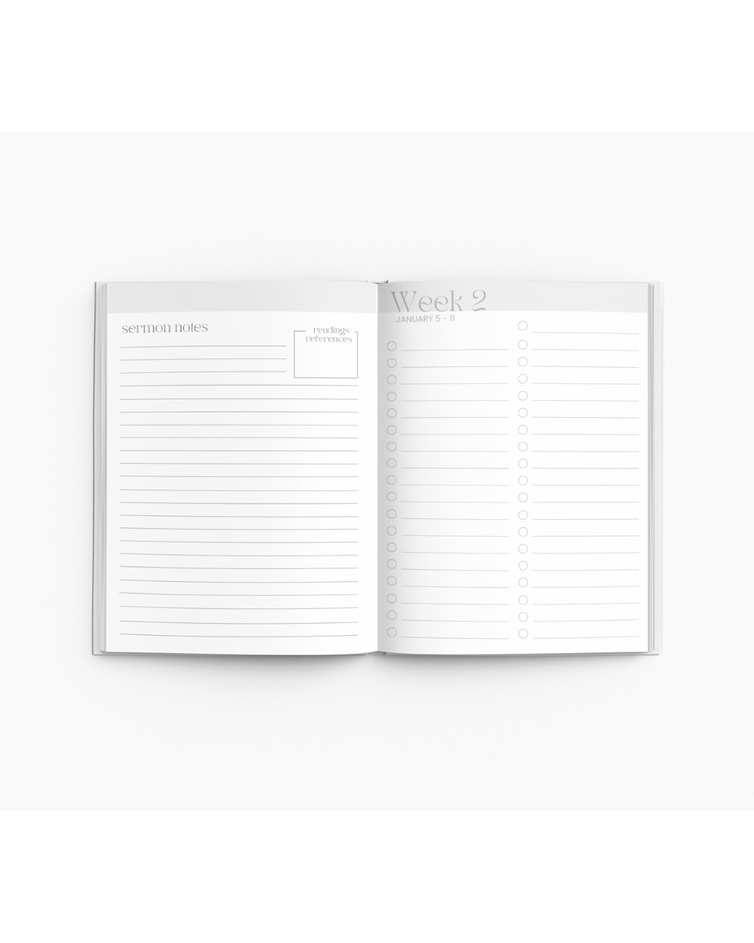 PRE-ORDER A5 Leather bound - 2026 Coptic Orthodox Daily Journal & Planner (Australia)