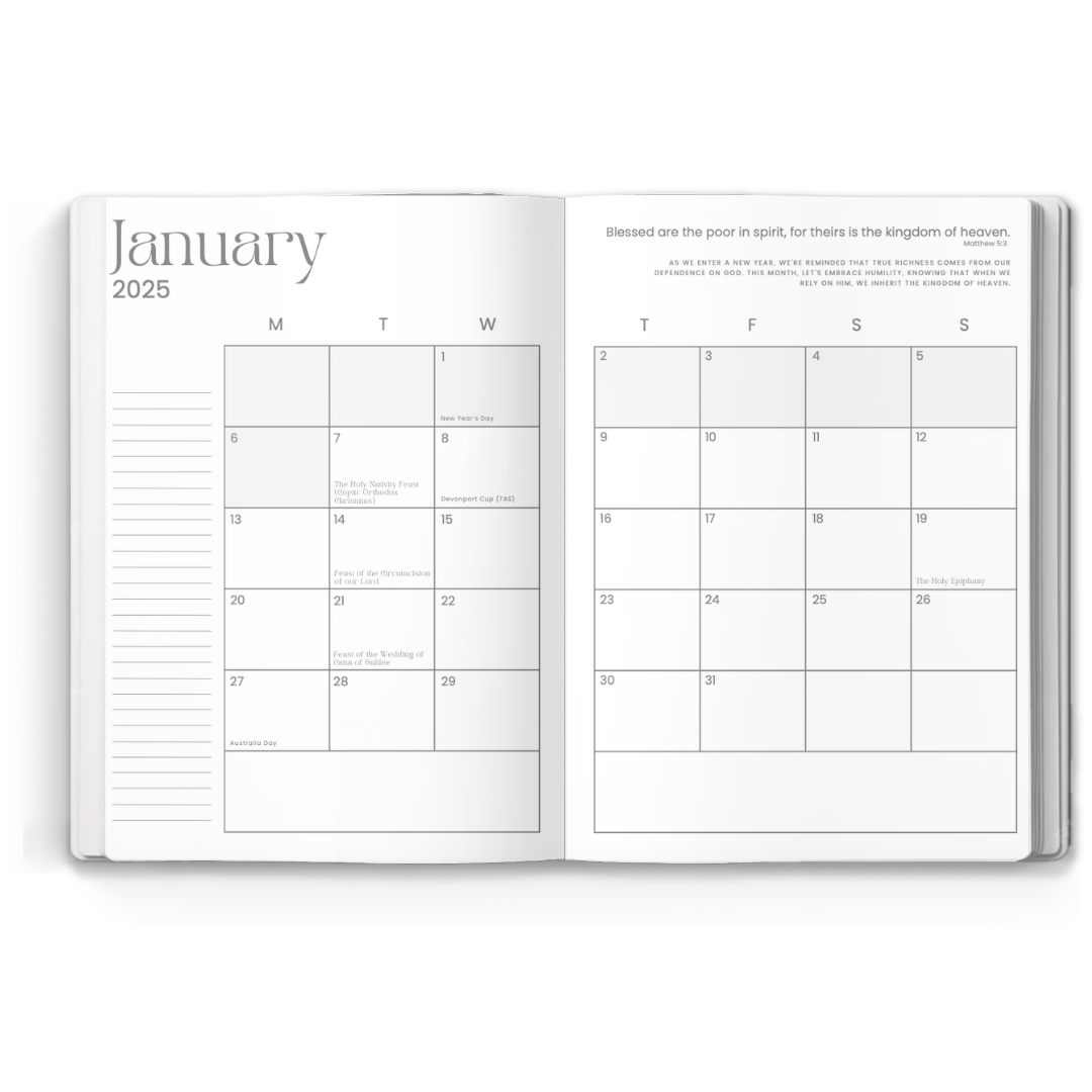 2025 Coptic Orthodox Daily Journal & Planner (Australia)